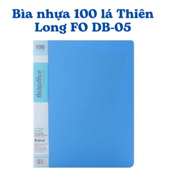 Bìa nhựa 100 lá Thiên Long FO DB-05